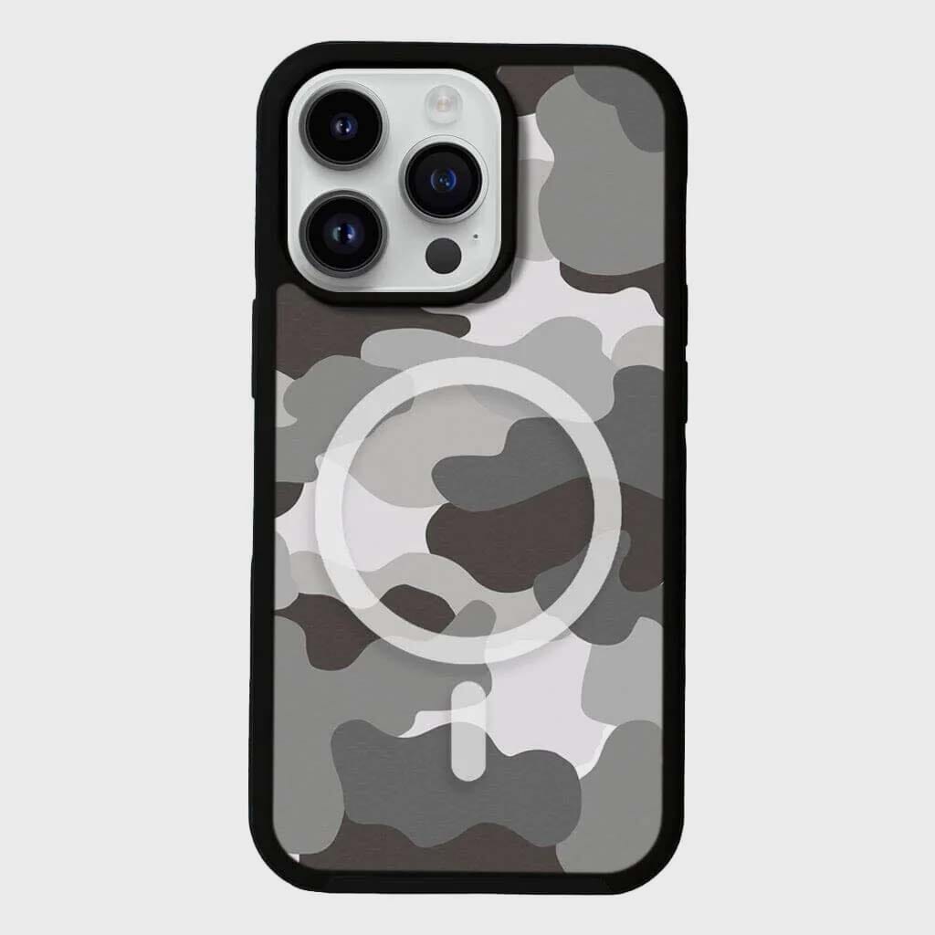 MagSafe iPhone 13 Pro Grey Camo Case