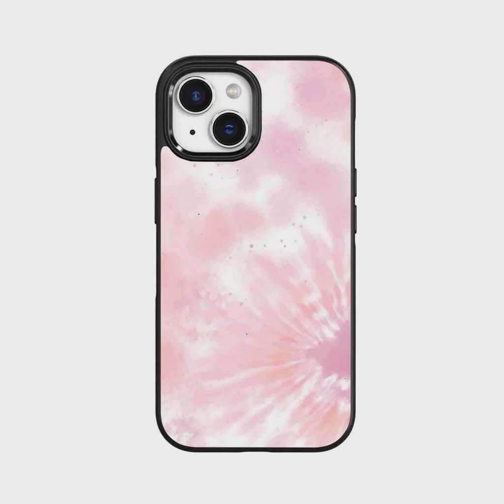 iPhone 15 Case With MagSafe - Pink Tie Dye