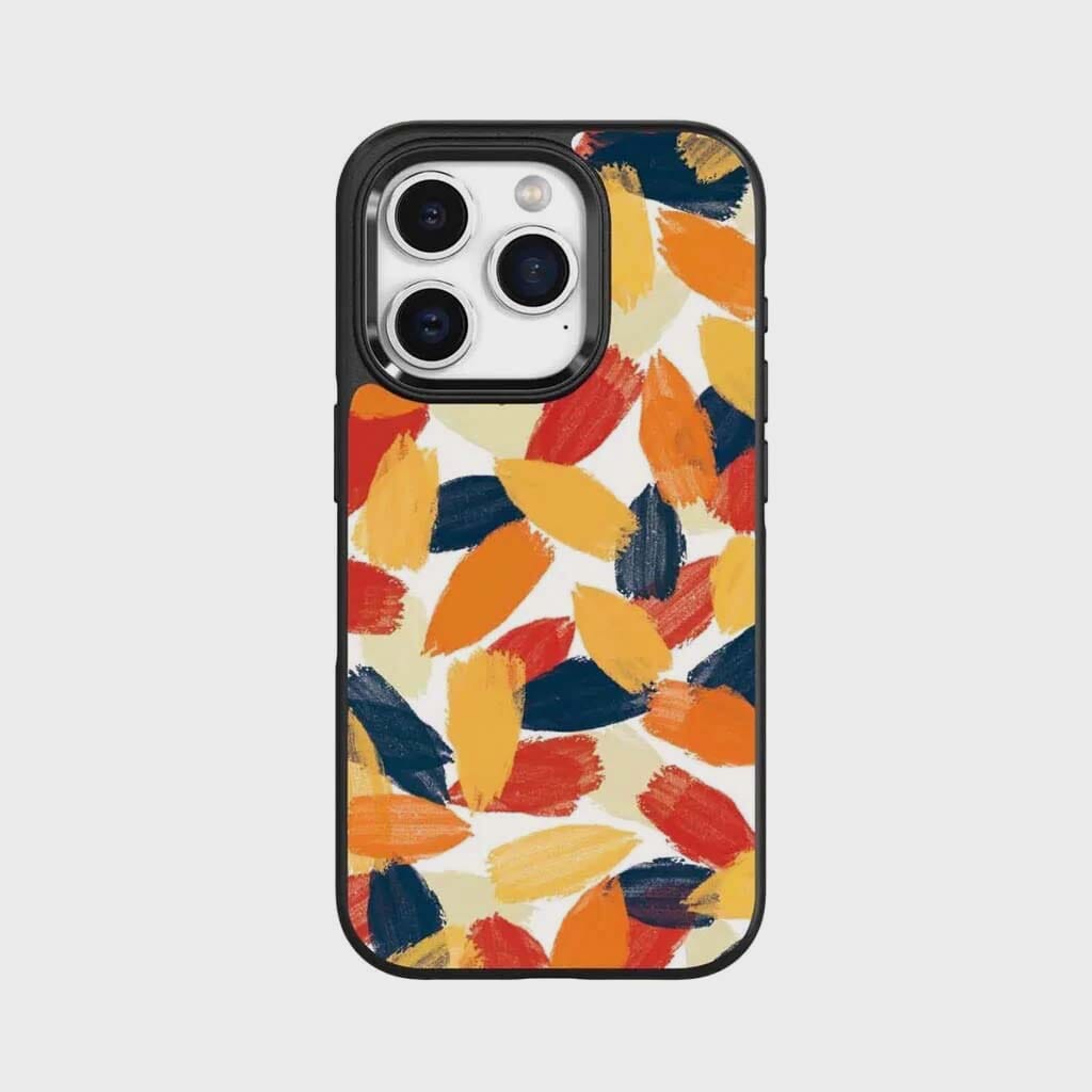 iPhone 15 Pro Case With MagSafe - Orange Abstract