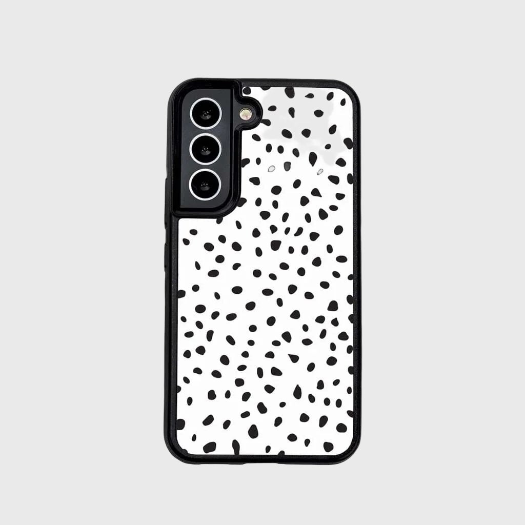 White Polka Dots Samsung Galaxy S22 Plus Case