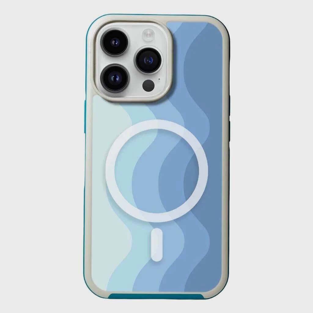 MagSafe iPhone 13 Pro Max Blue Wave Case