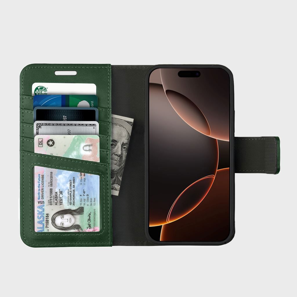 iPhone 15 Pro Wallet Case with MagSafe – 5th Ave Vegan Leather