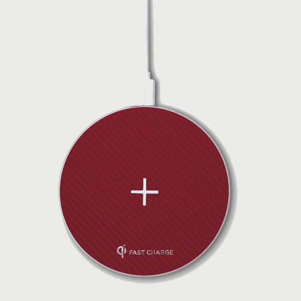 Wireless Charging Pad - Stealth, Aluminum Red