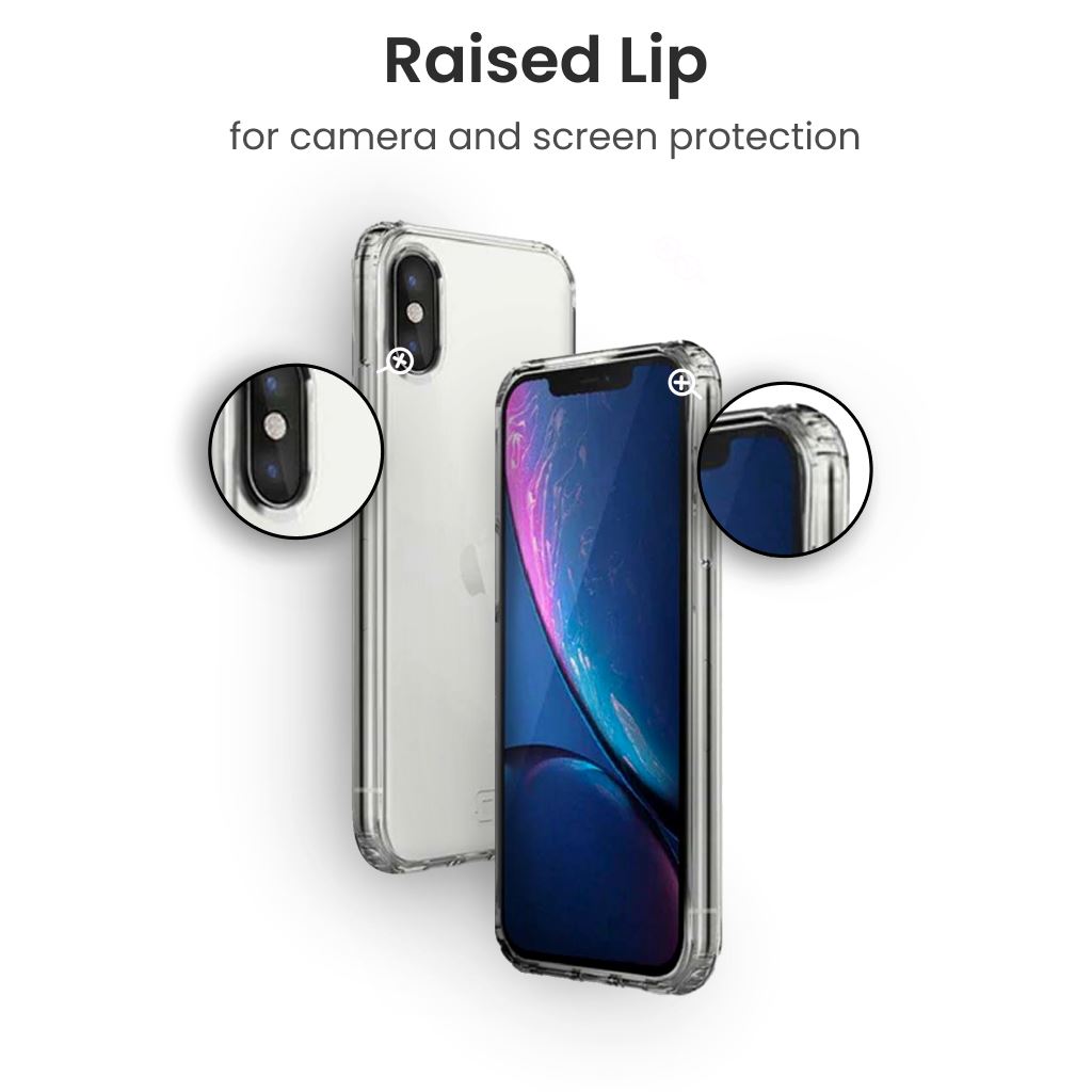 Antimicrobial iPhone XS Max Clear Case