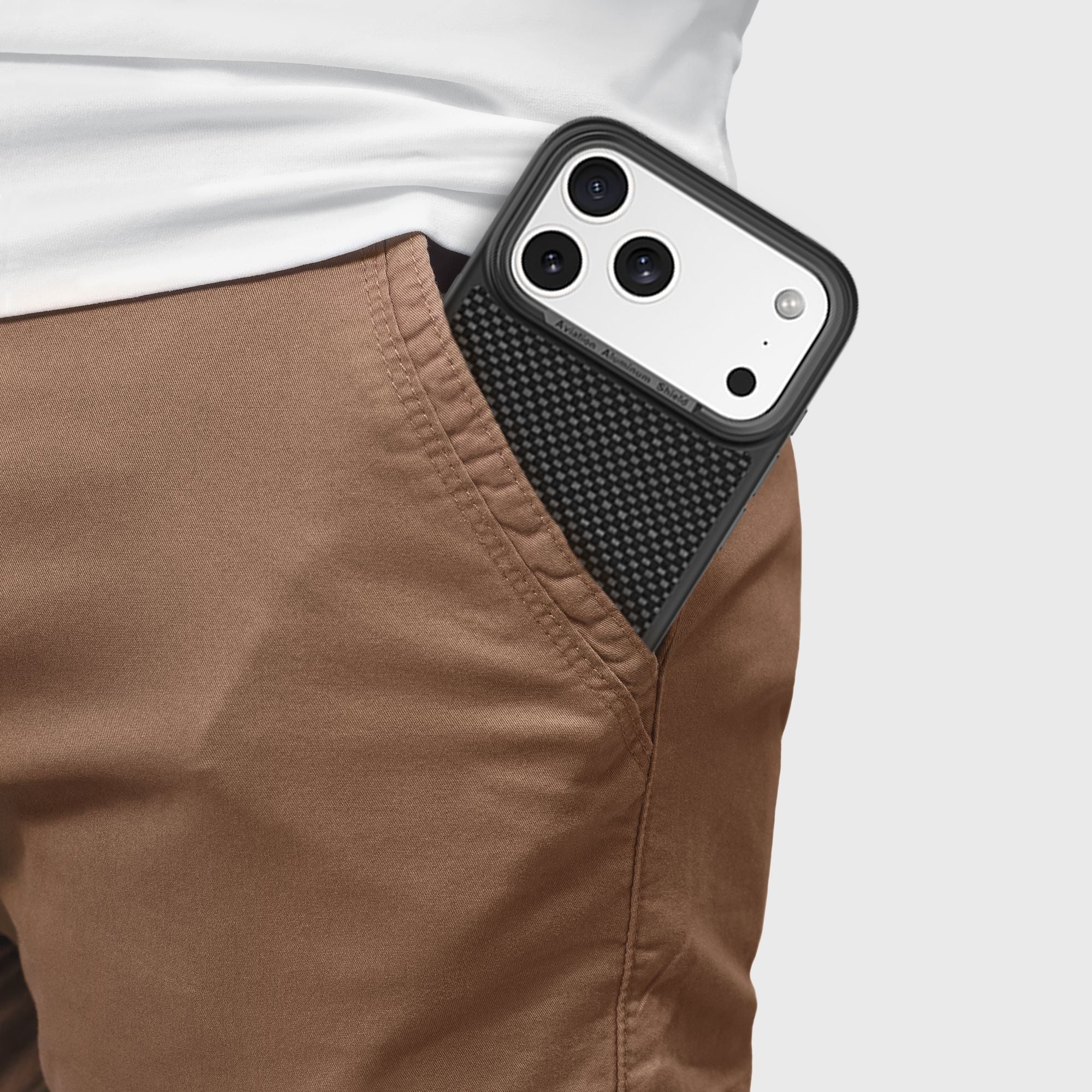 iPhone 17 Pro Aramid Fiber Weave Pattern Case