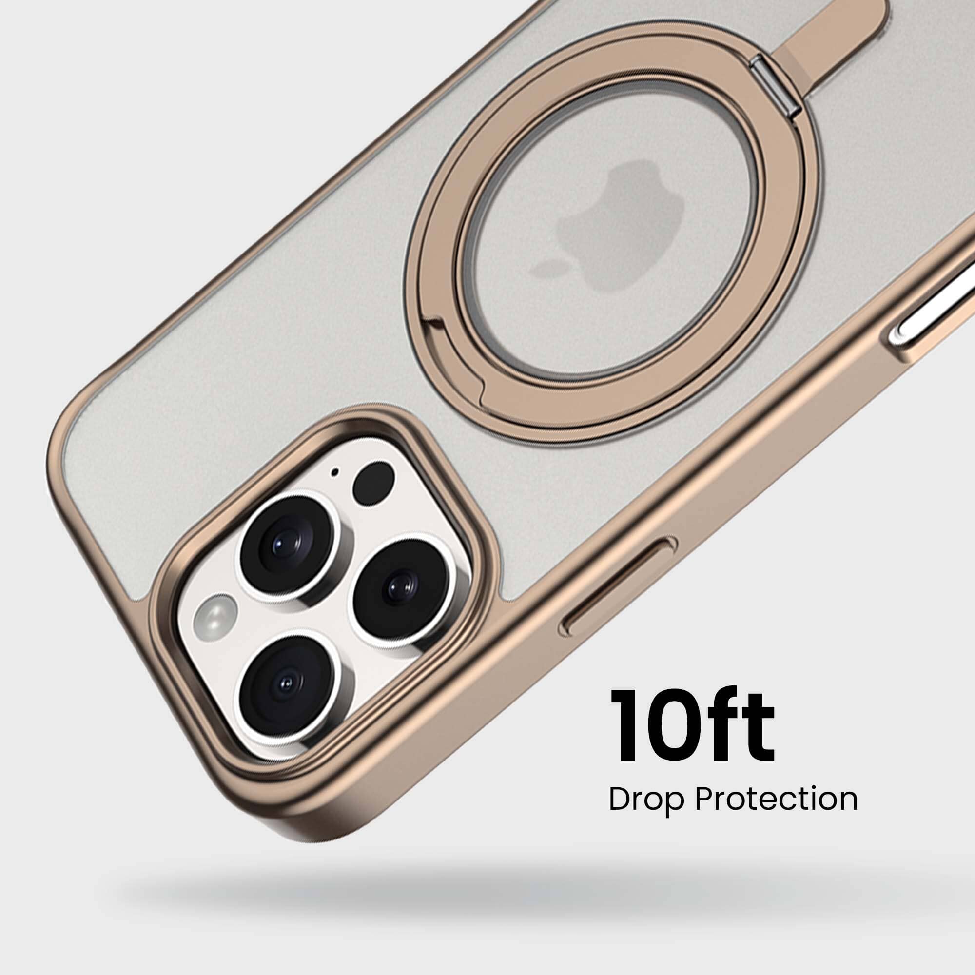 iPhone 16 Pro Max Frost Case with 360 MagSafe Kickstand
