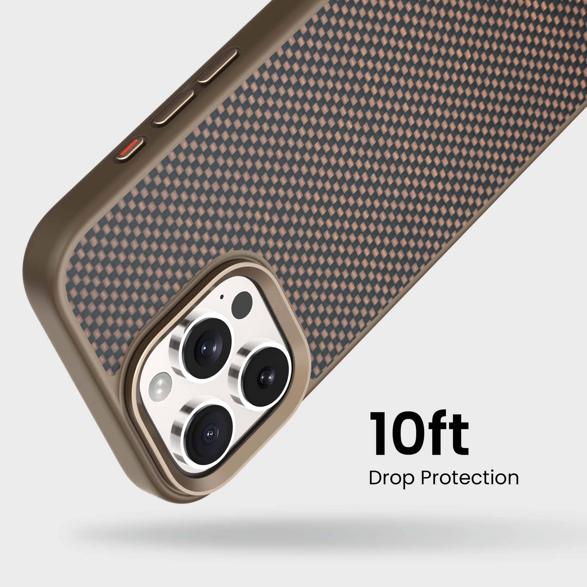 iPhone 16 Pro Max Aramid Fiber Weave Pattern Case