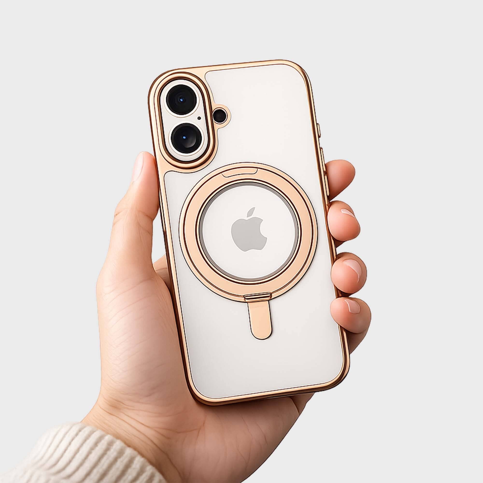 iPhone 16 Frost Case with 360 MagSafe Kickstand