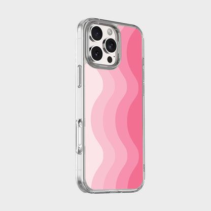 MagSafe iPhone 16 Pro Max Pink Wave Case