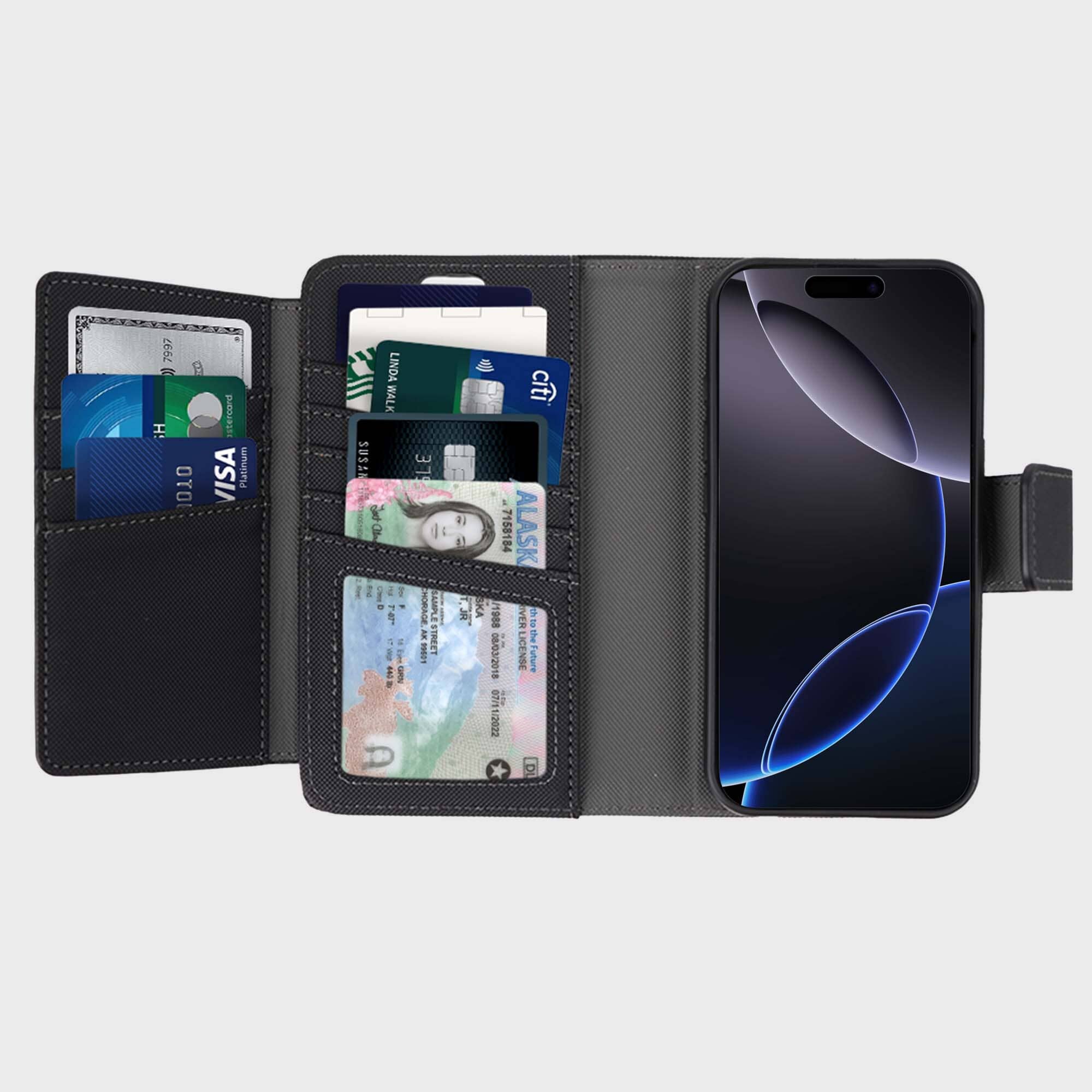 iPhone 16 Pro Max Leather Wallet Case With MagSafe - Sunset Blvd