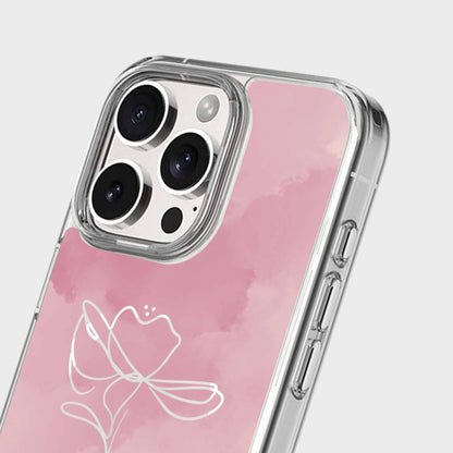 iPhone 16 Pro Max Case With MagSafe - Pink Flower