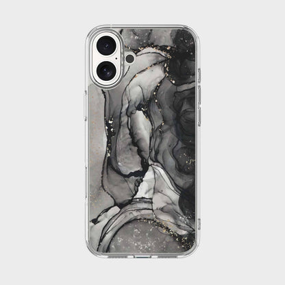 iPhone 16 Case With MagSafe - Black Marble