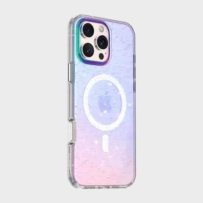 iPhone 16 Pro Anti-Yellow Glitter Clear Case with MagSafe