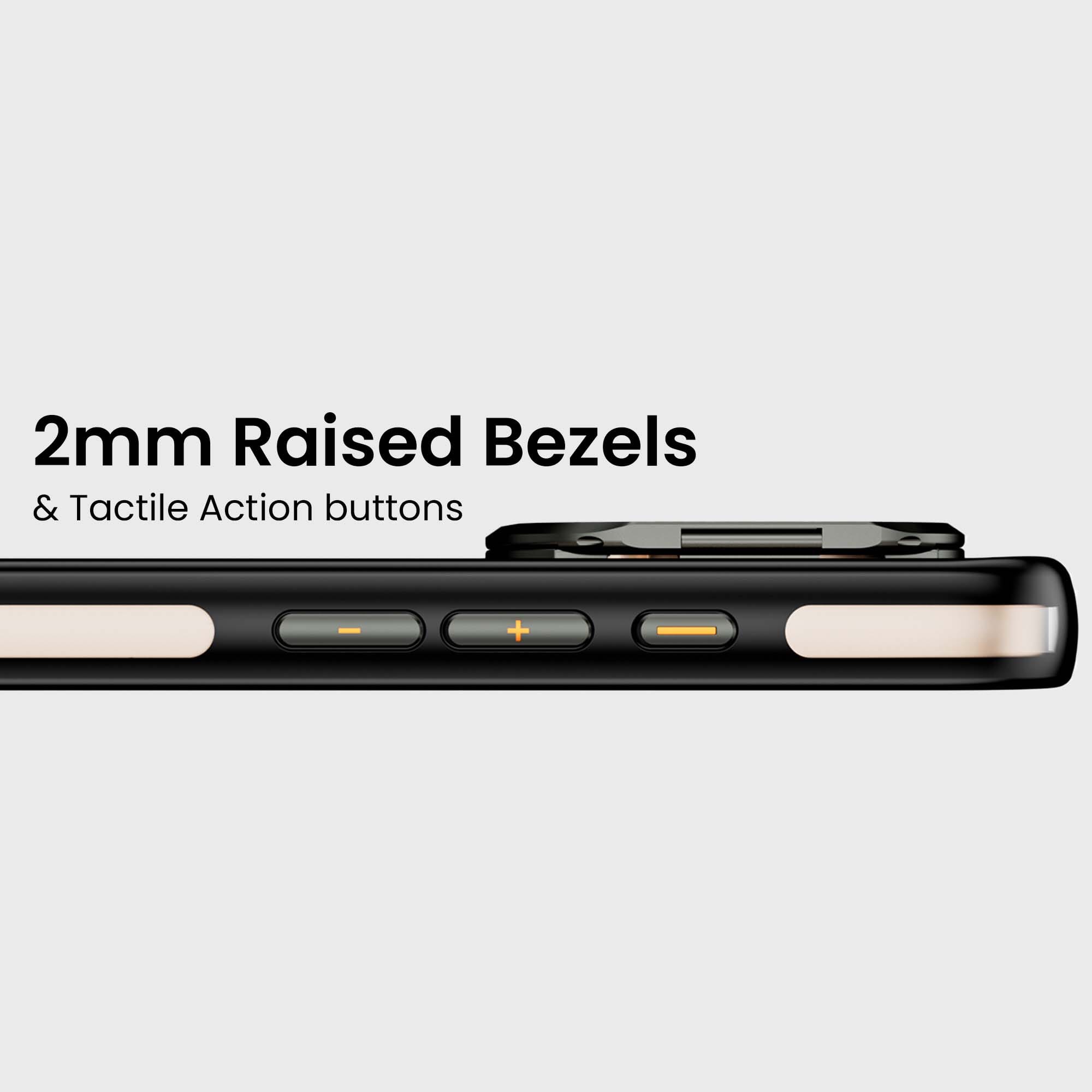 iPhone 16 Pro Anti Yellow Clear Case with Camera Kickstand
