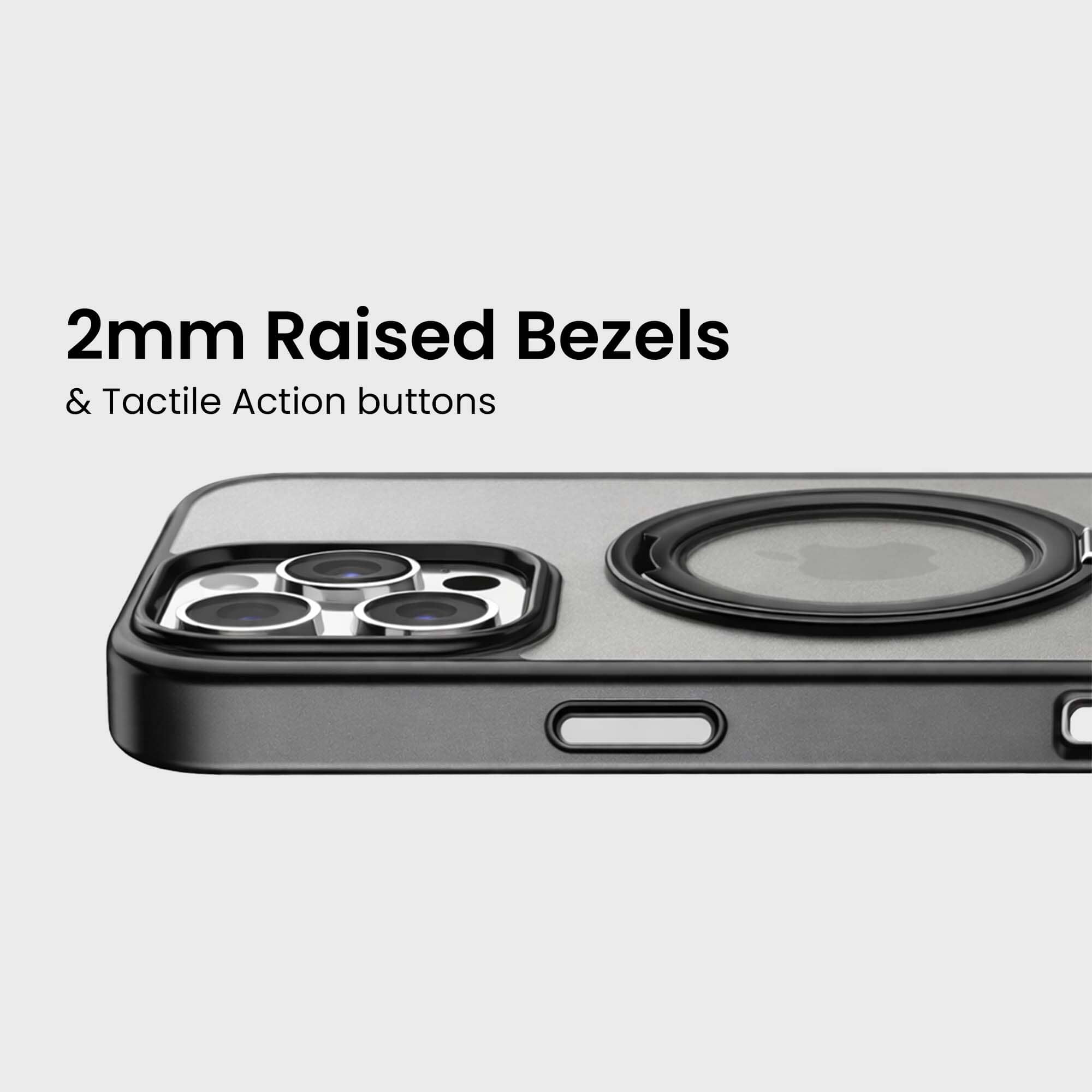 iPhone 16 Pro Max Frost Case with 360 MagSafe Kickstand