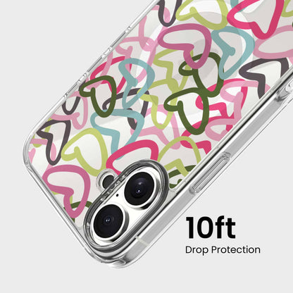 iPhone 16 Clear Case - Graffiti Design