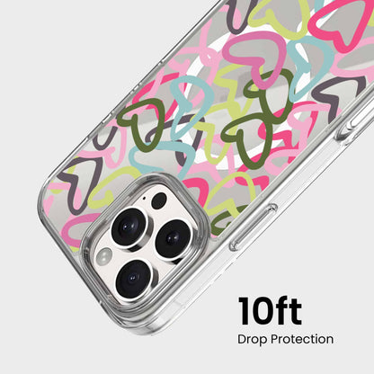iPhone 16 Pro Clear Case - Graffiti Design