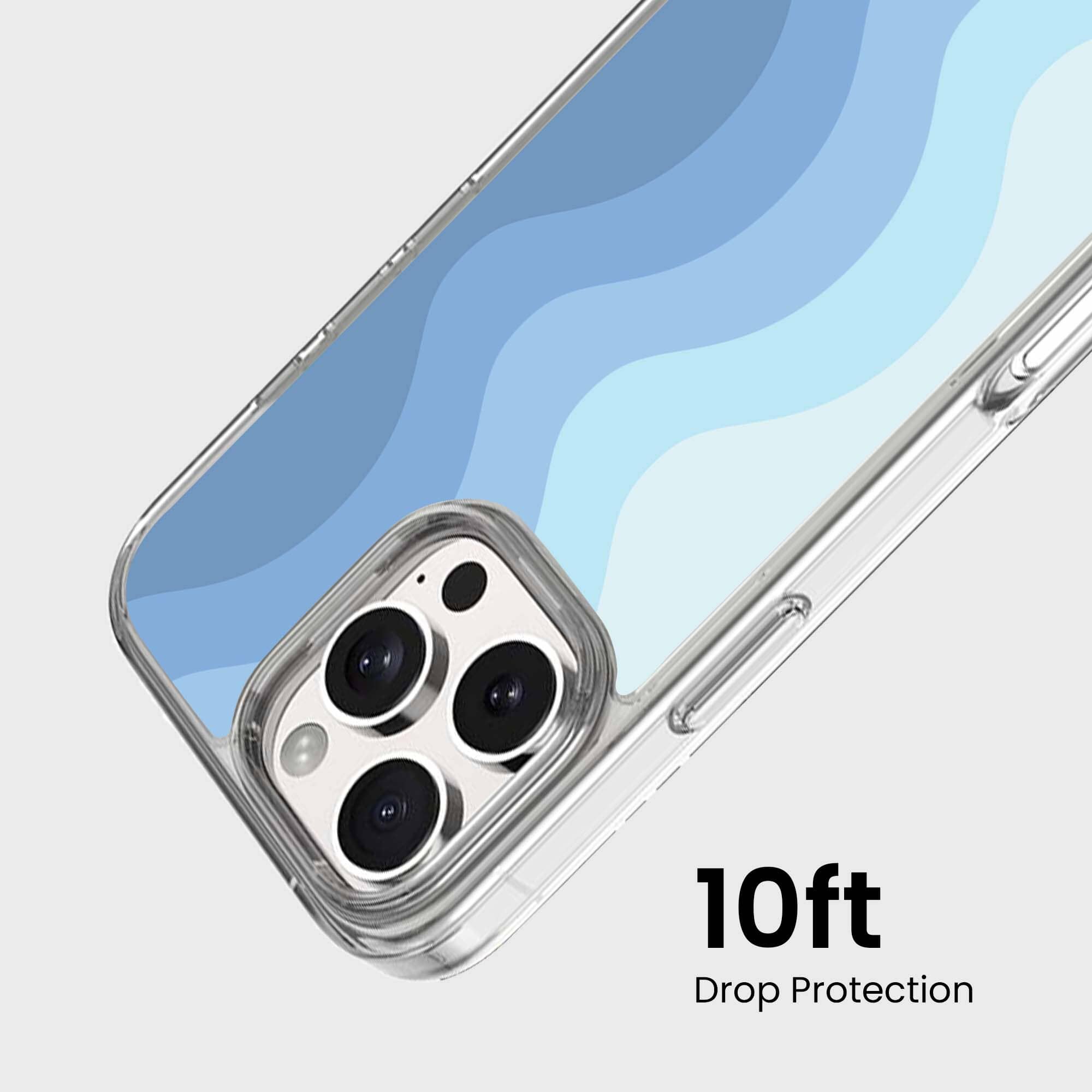 iPhone 16 Pro Max Case With MagSafe - Blue Wave