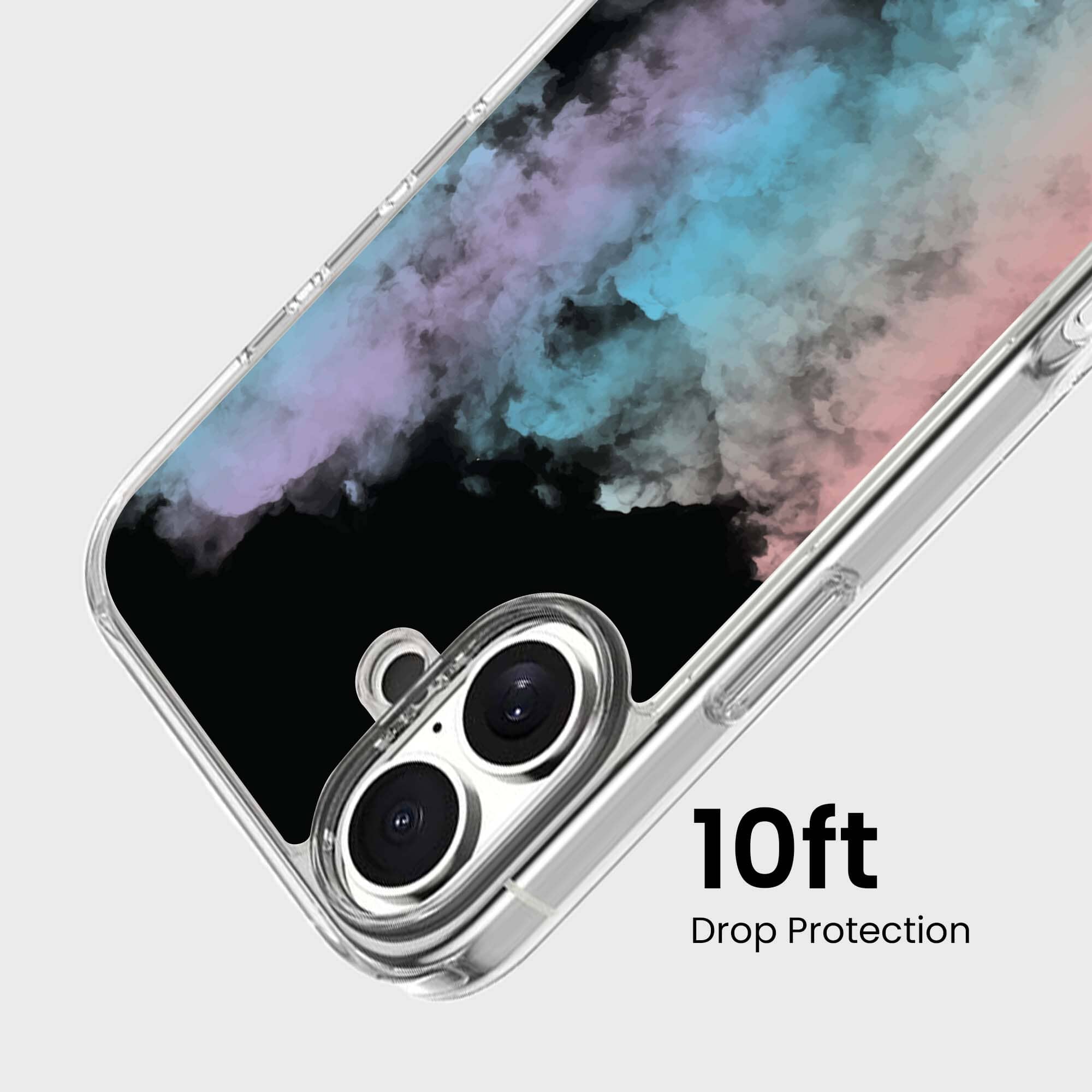 iPhone 16 Case With MagSafe - Rainbow Cloud