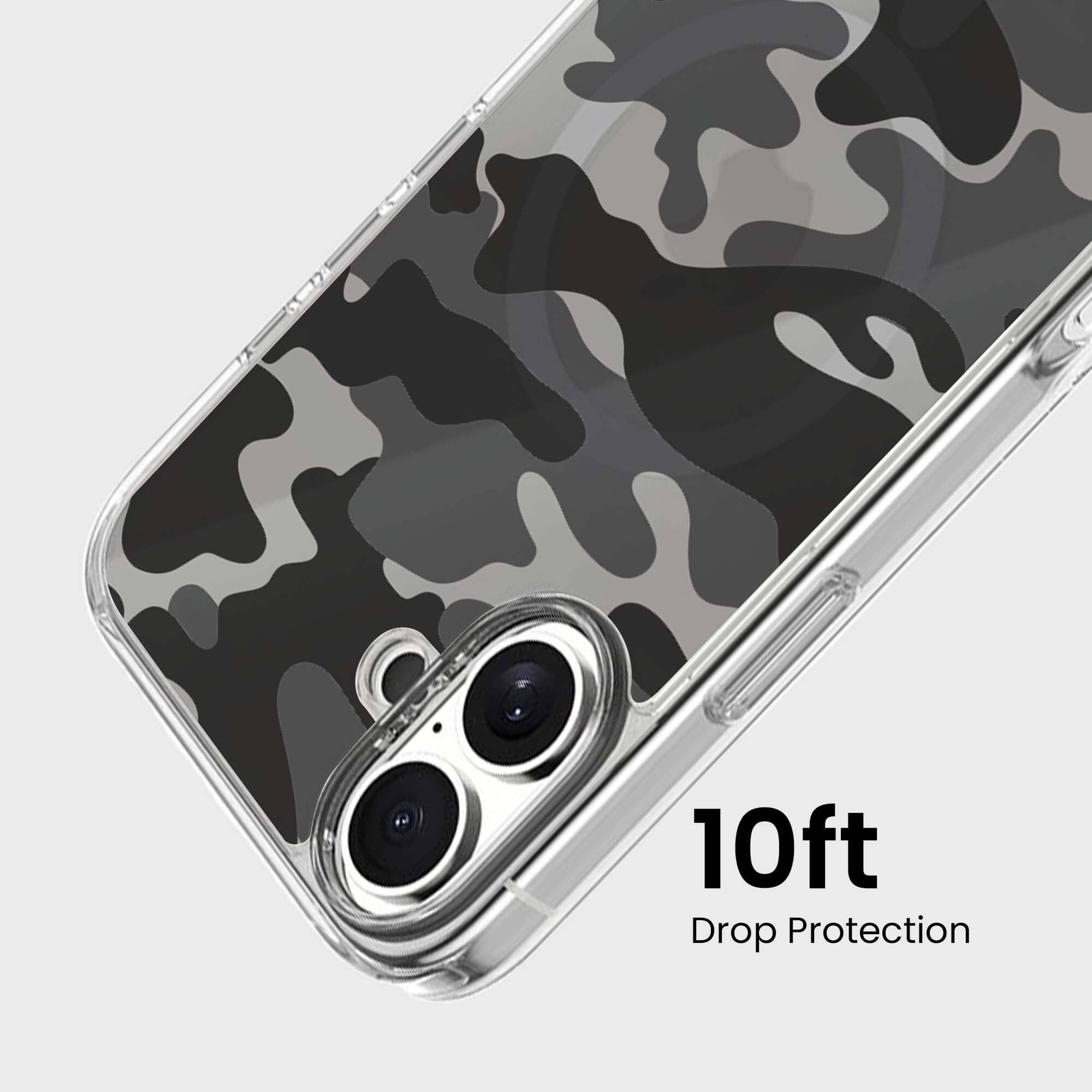 iPhone 16 Case With MagSafe - Black Camo