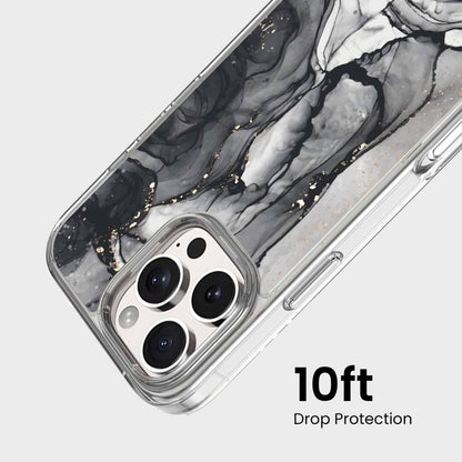 iPhone 16 Pro Case With MagSafe - Black Marble