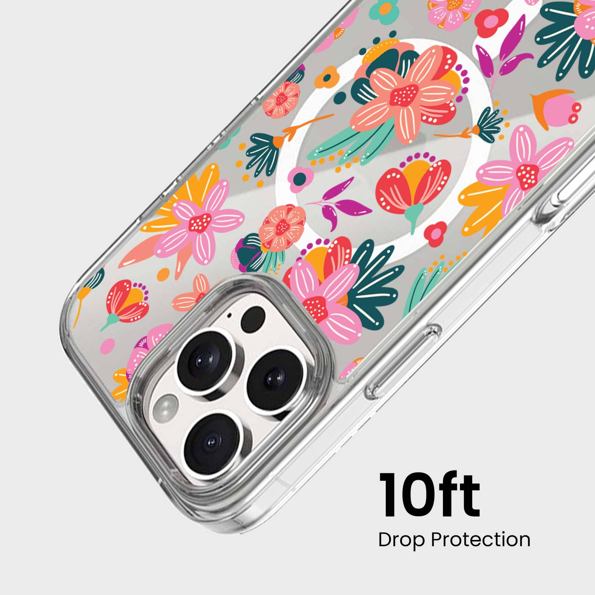 iPhone 16 Pro Case With MagSafe - Spring Flower