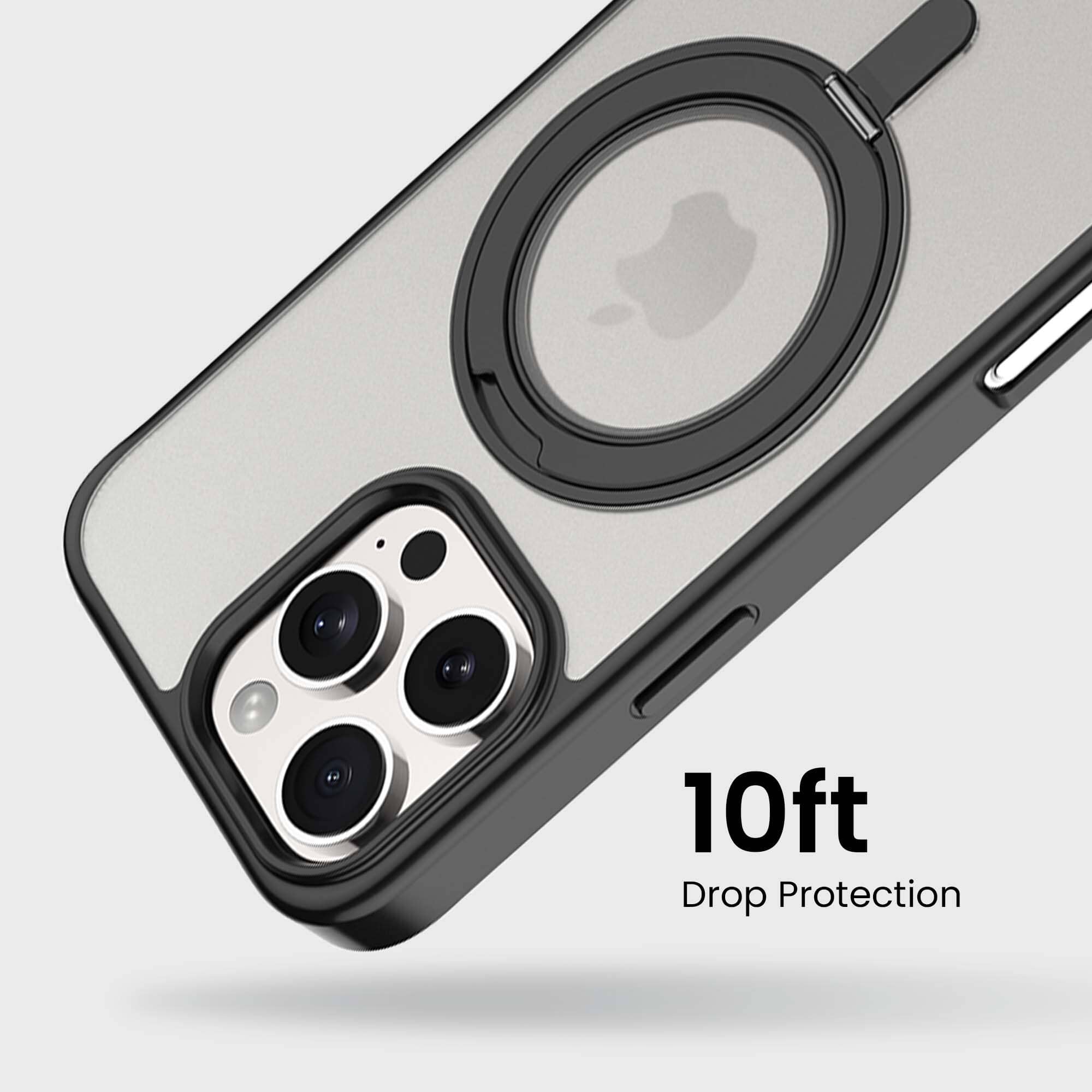 iPhone 16 Pro Max Frost Case with 360 MagSafe Kickstand