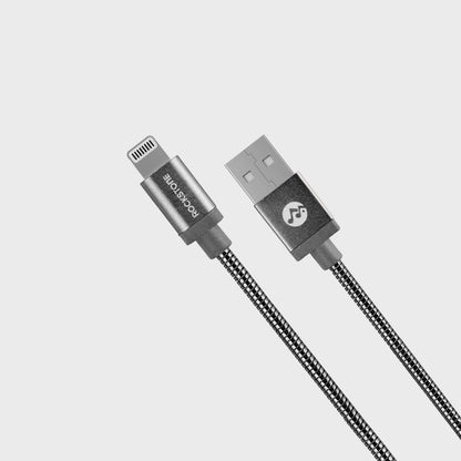 Pet Proof Metal Braided Lightning Cable - 2 Meter