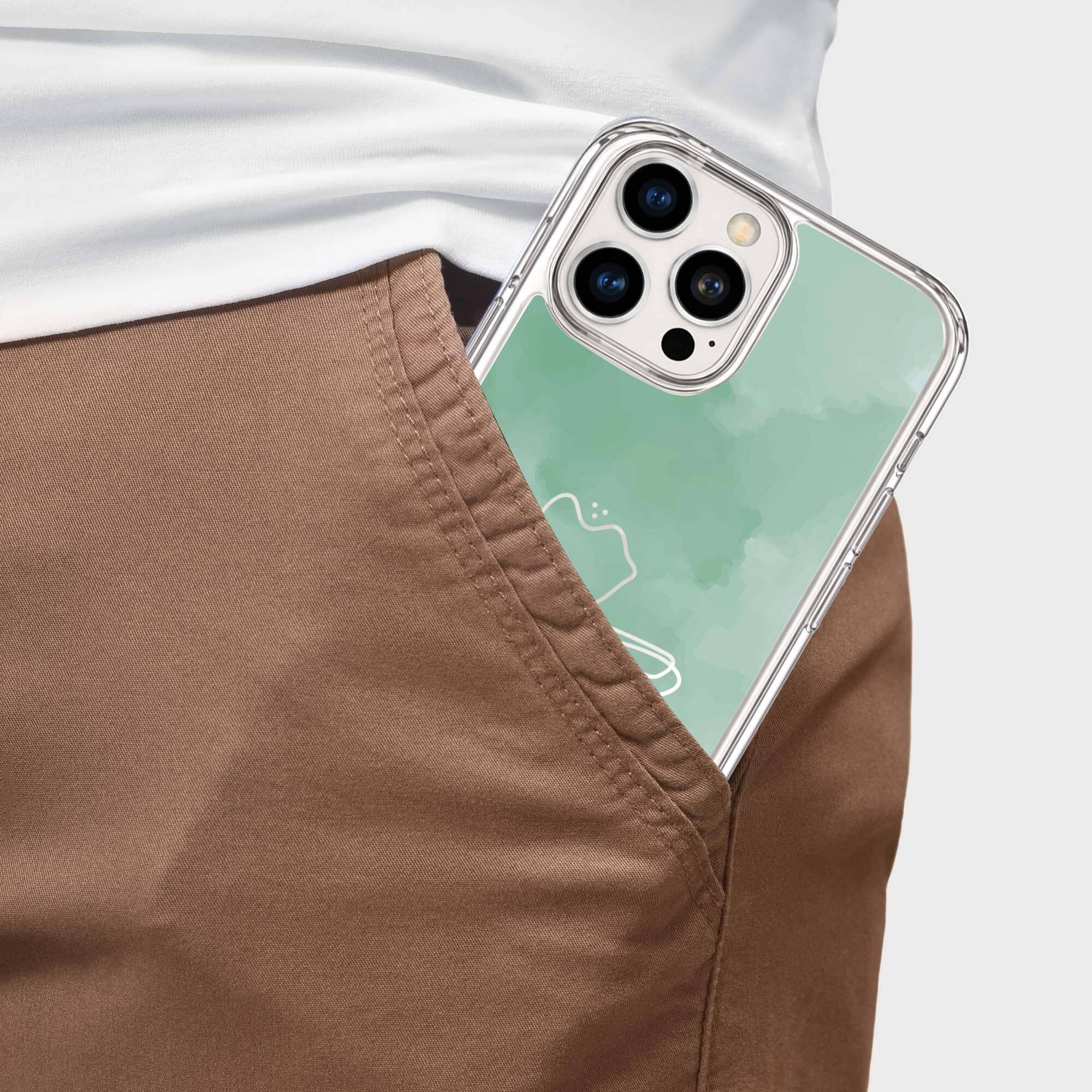 iPhone 16 Pro Max Case With MagSafe - Green Flower