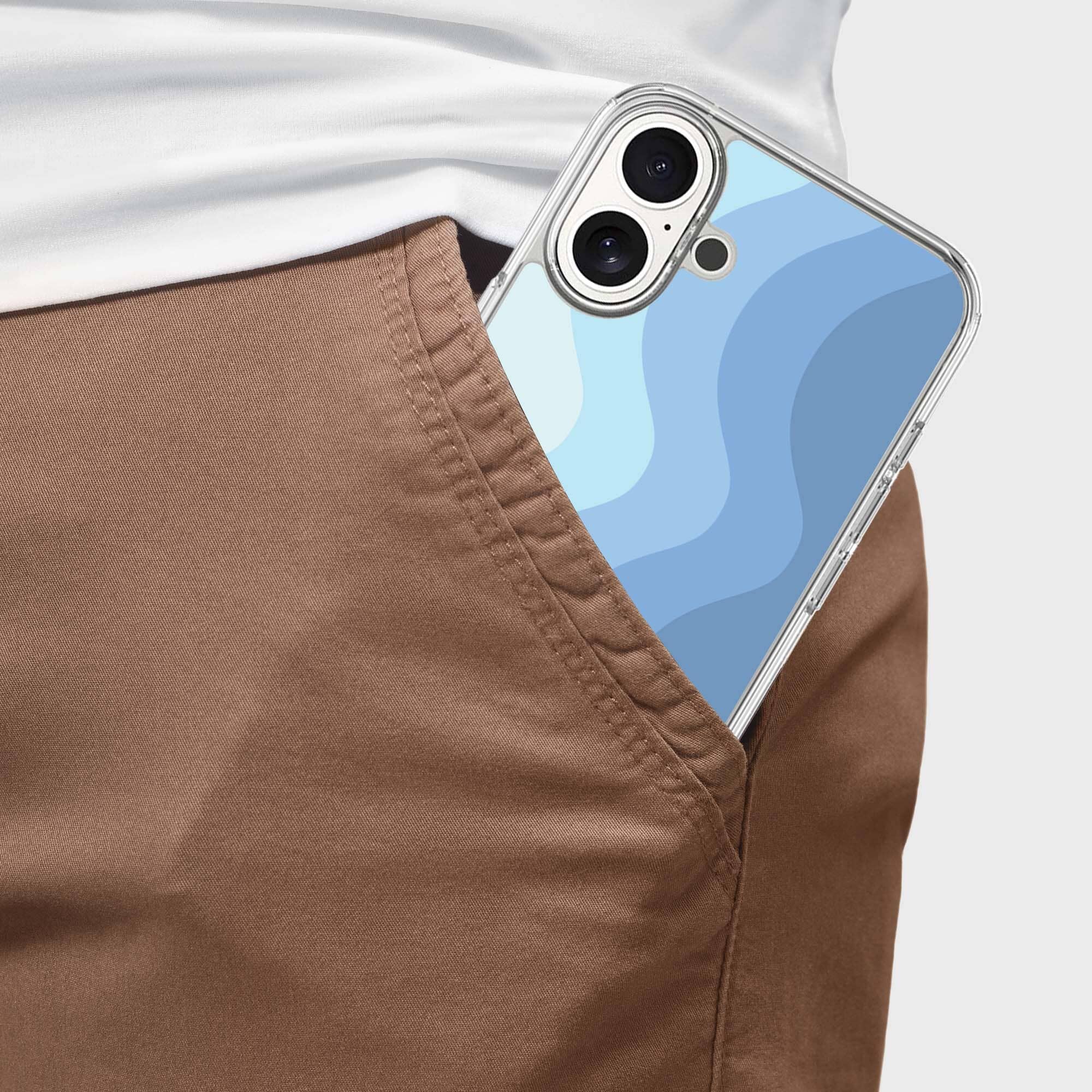 iPhone 16 Case With MagSafe - Blue Wave