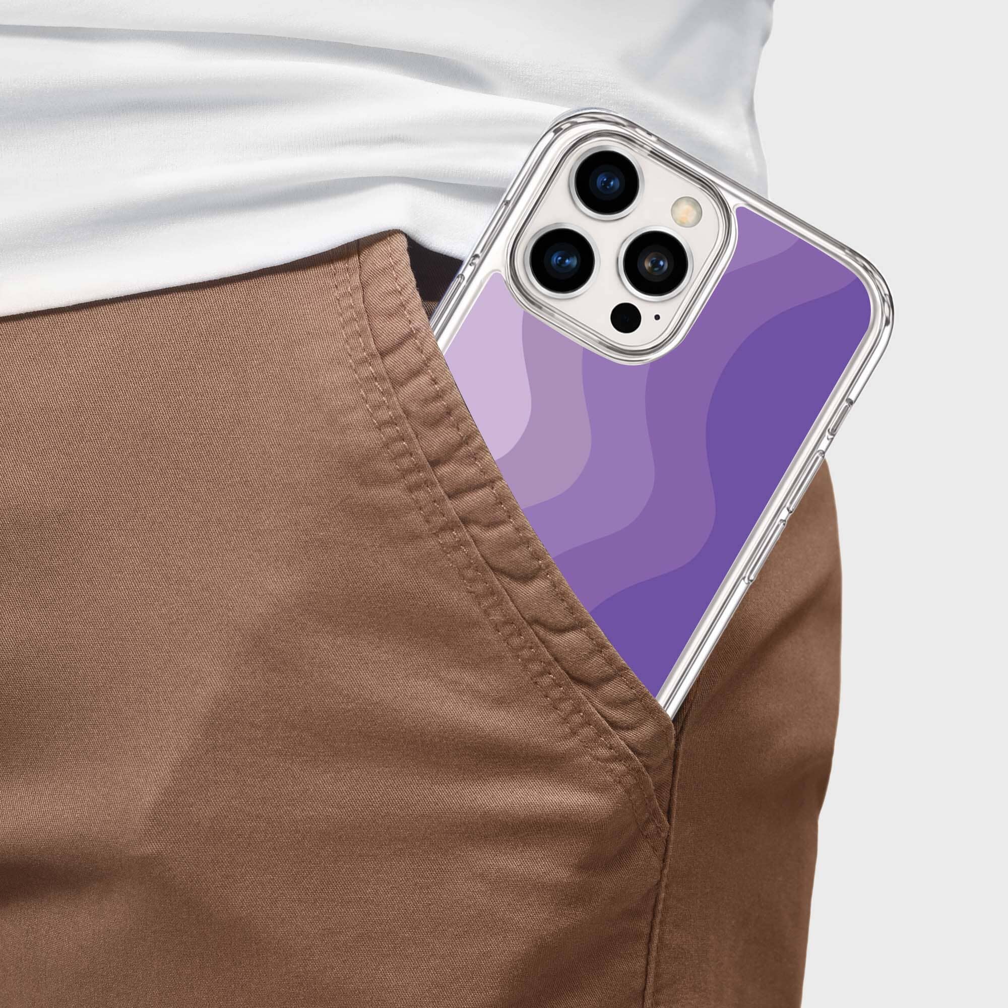 iPhone 16 Pro Max Case With MagSafe - Purple Wave