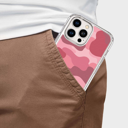 MagSafe iPhone 16 Pro Max Pink Camo Case
