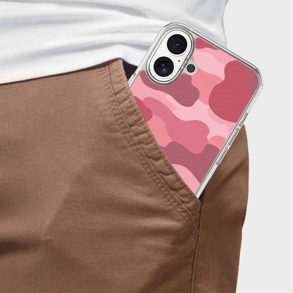 MagSafe iPhone 16 Pink Camo Case