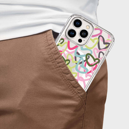 iPhone 16 Pro Max Clear Case - Graffiti Design