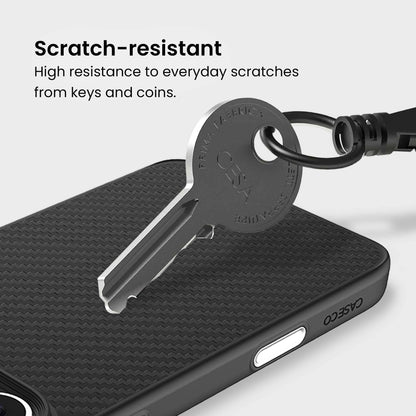 iPhone 16 Aramid Fiber Weave Pattern Case