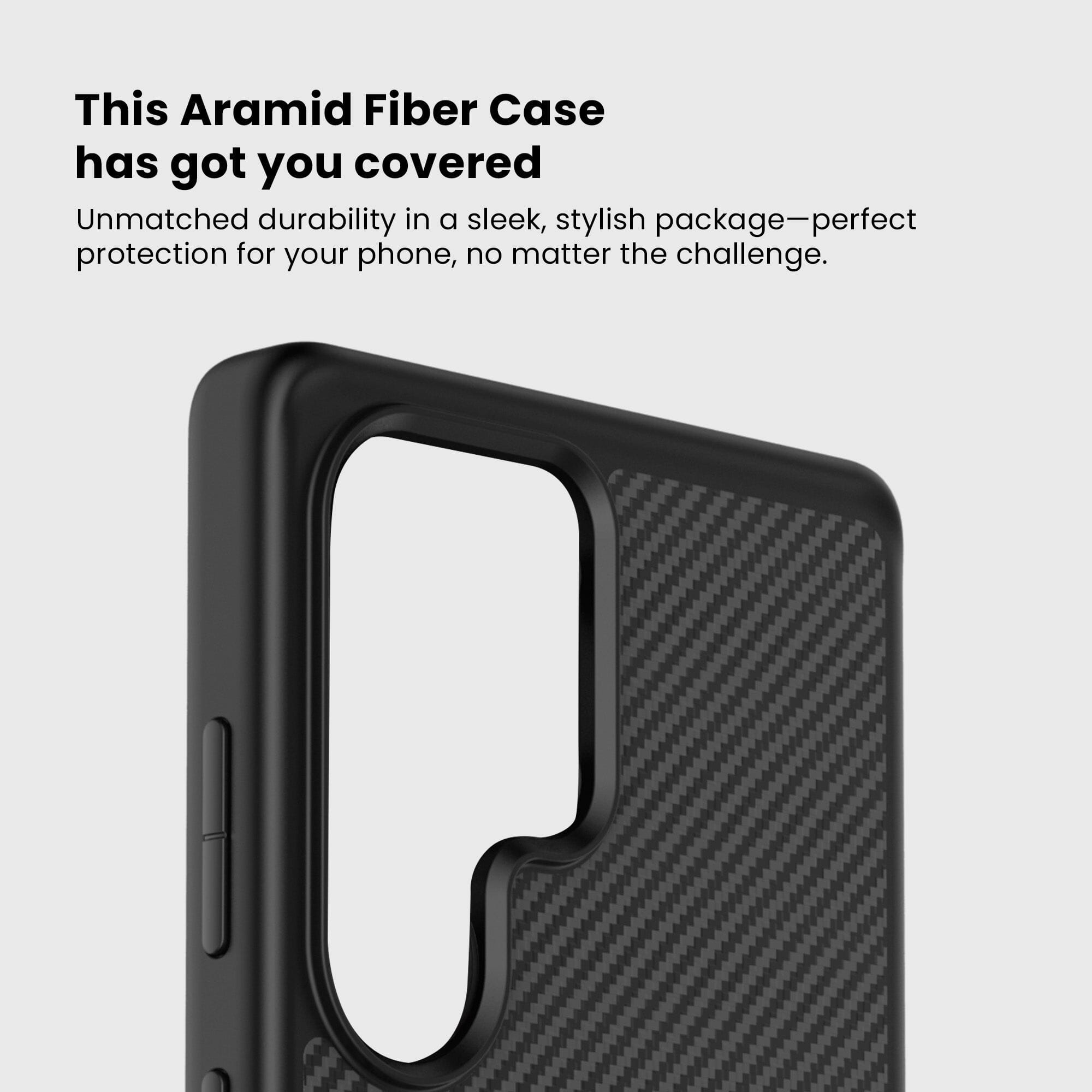 Samsung Galaxy S25 Ultra Aramid Fiber Military-Grade Protective Case