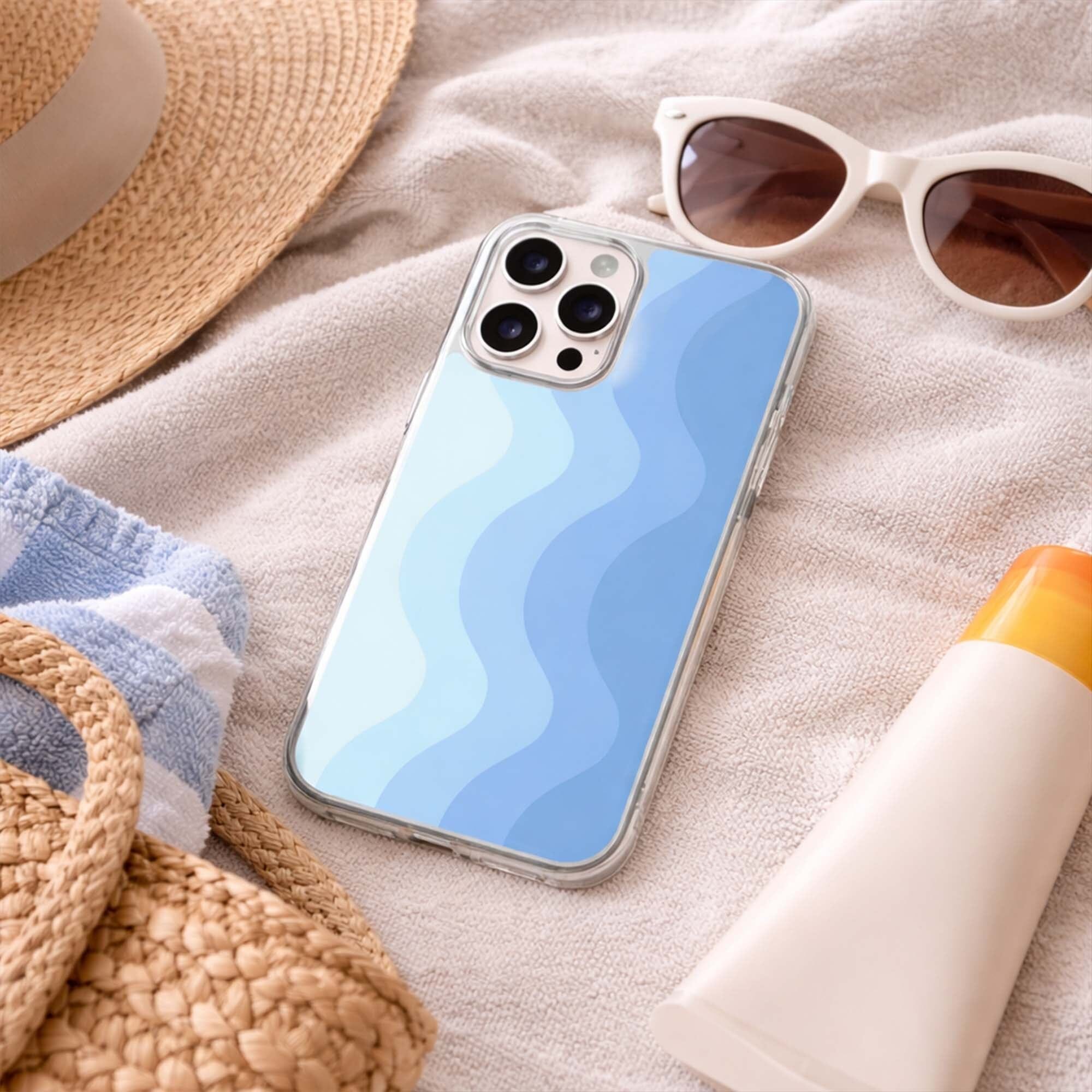 iPhone 16 Pro Max Case With MagSafe - Blue Wave
