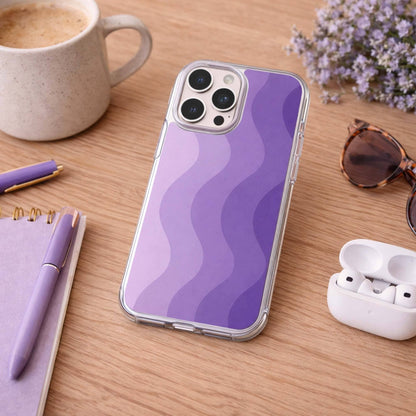 iPhone 16 Pro Max Case With MagSafe - Purple Wave