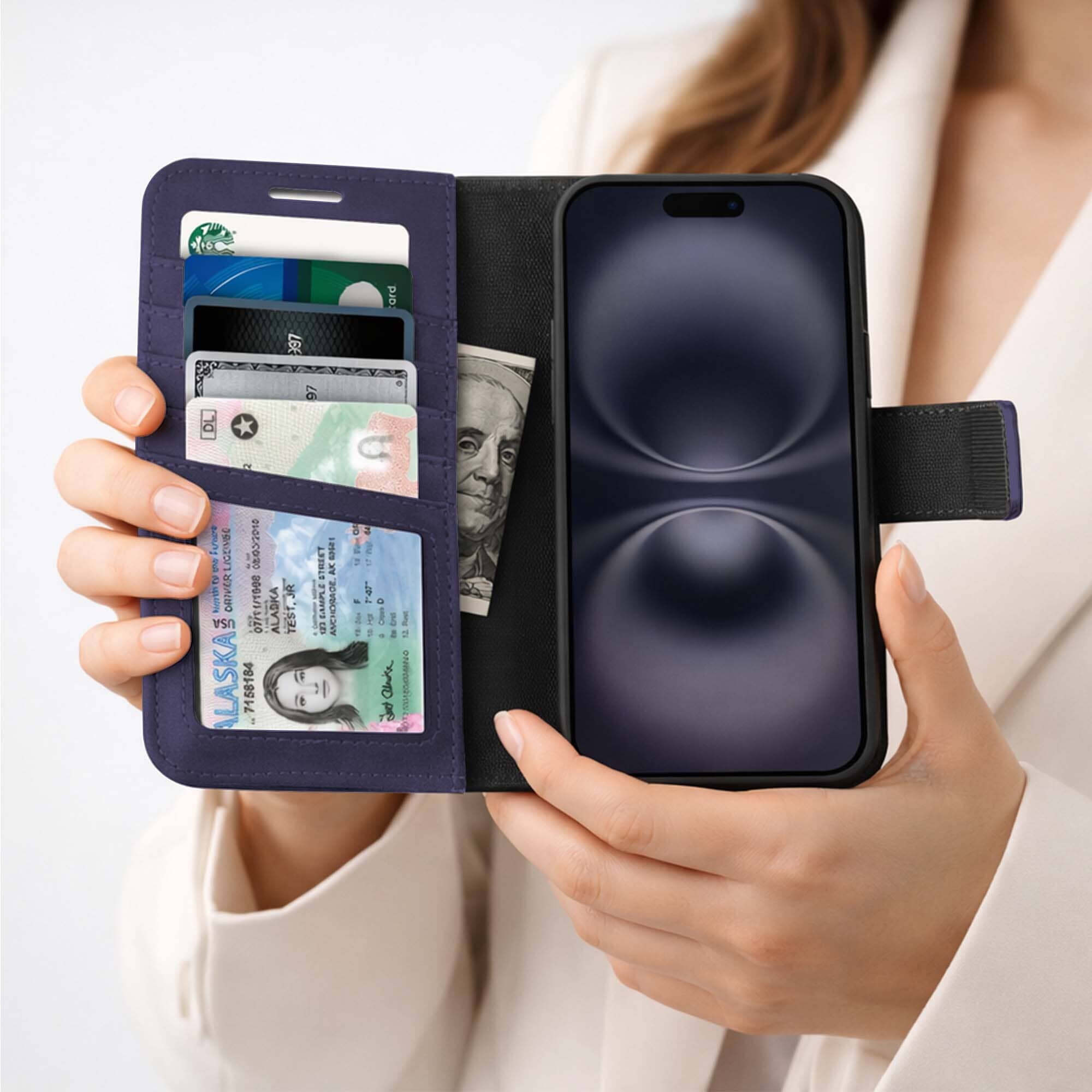 iPhone 16 Pro Max Wallet Case With MagSafe - 5th Ave