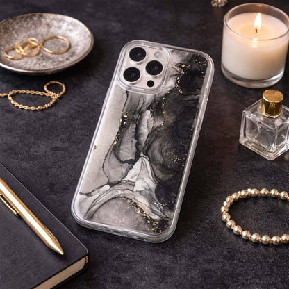 iPhone 16 Pro Case With MagSafe - Black Marble