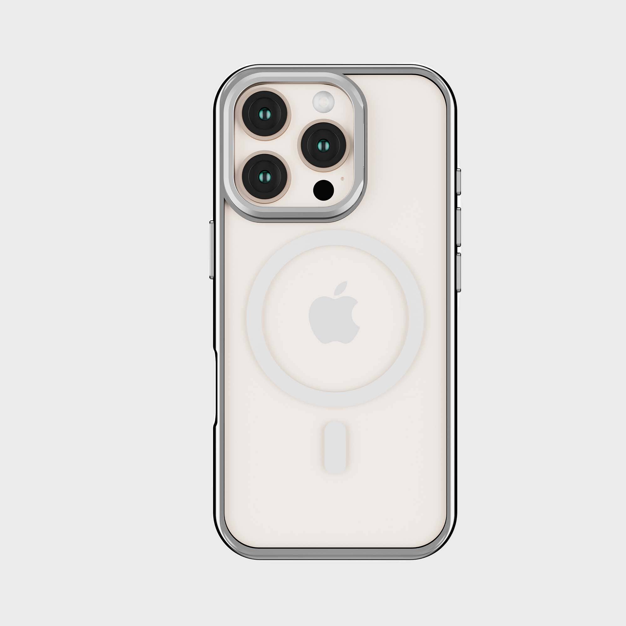 iPhone 16 Pro Anti Yellow Clear Case with Camera Kickstand