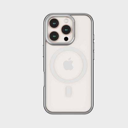 iPhone 16 Pro Max Anti Yellow Clear Case with Camera Kickstand