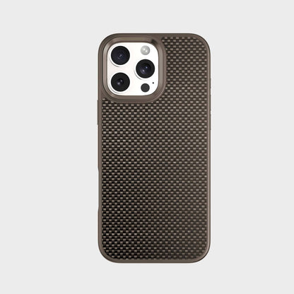 iPhone 16 Pro Max Aramid Fiber Weave Pattern Case
