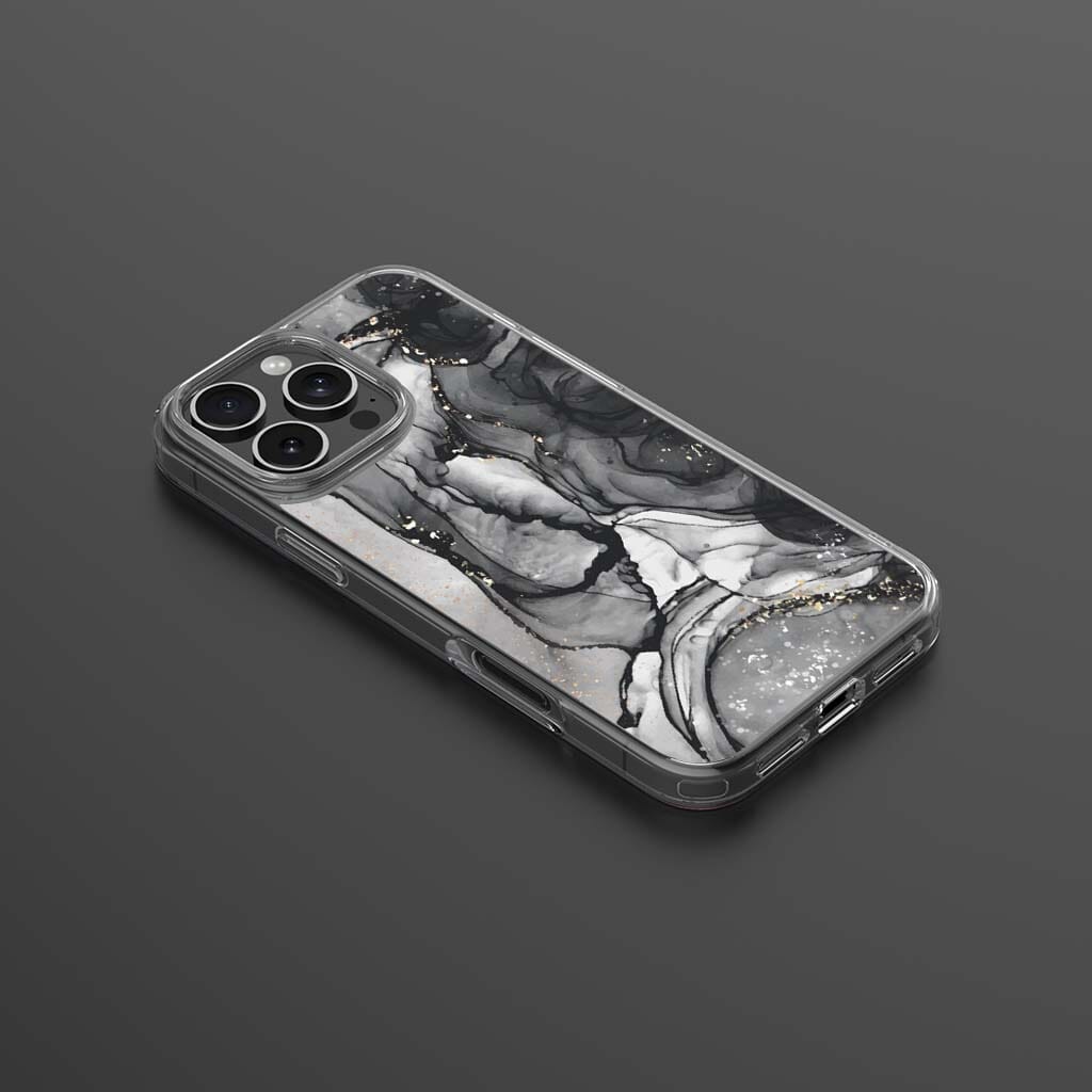 iPhone 16 Pro Max Case With MagSafe - Black Marble