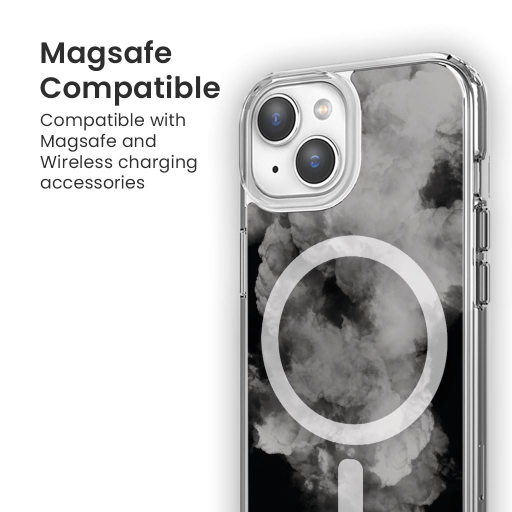 MagSafe iPhone 14 White Cloud Case