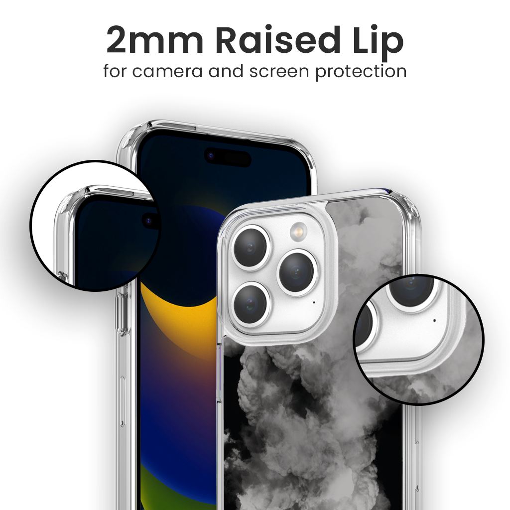iPhone 15 Pro Case With MagSafe - White Cloud