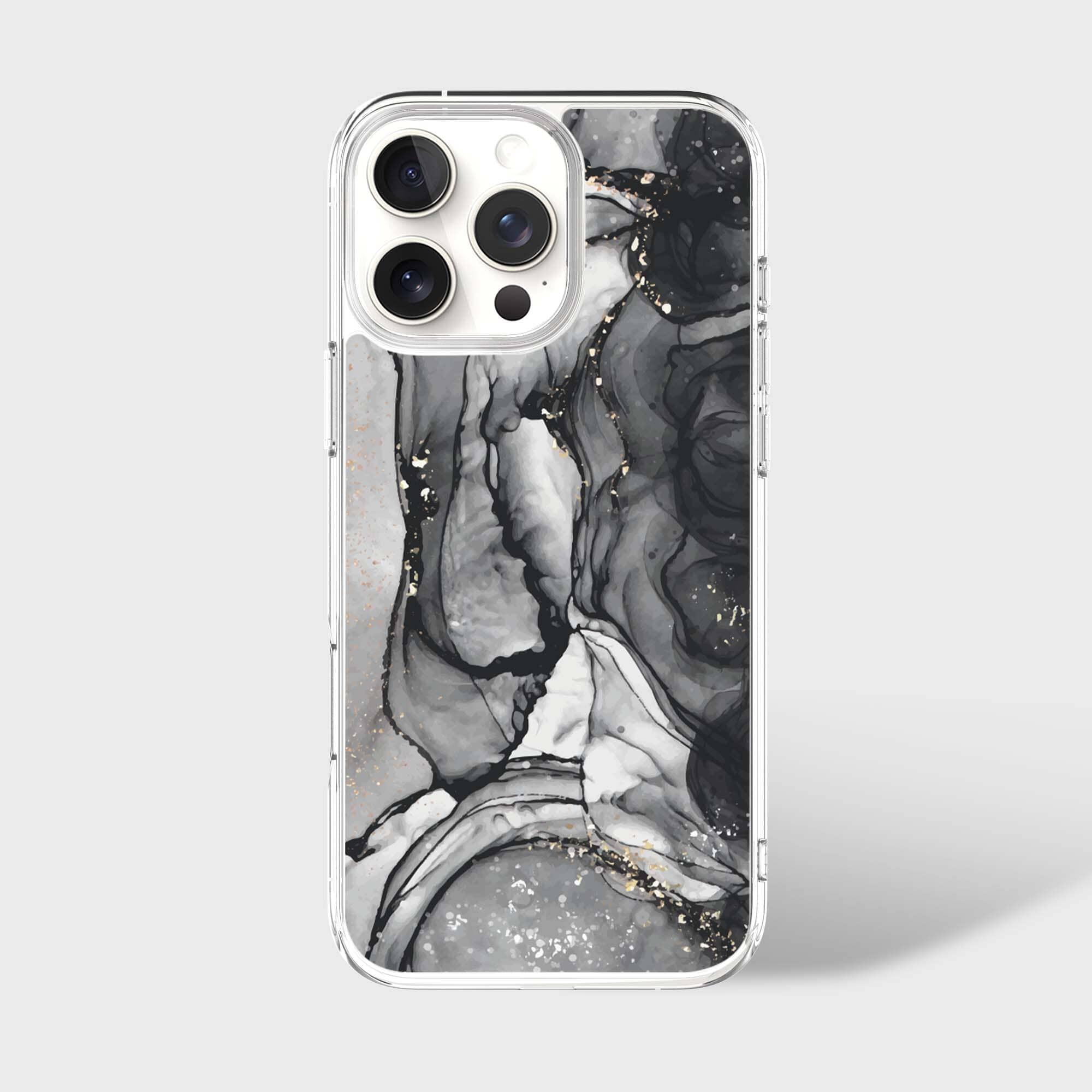 iPhone 16 Pro Case With MagSafe - Black Marble