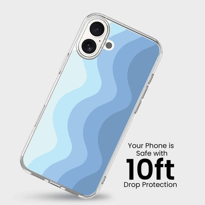iPhone 16 Case With MagSafe - Blue Wave