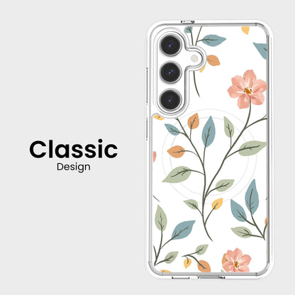 Samsung Galaxy S25 Easter Floral Clear Case