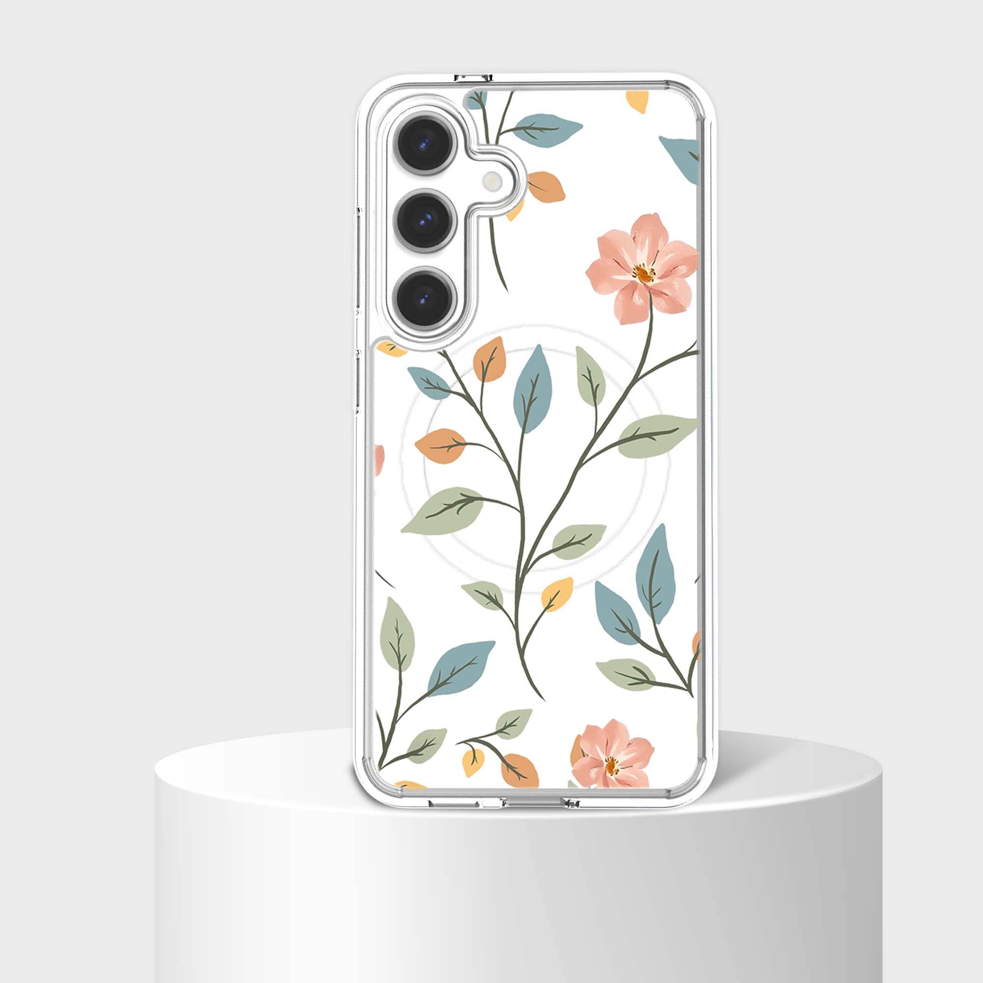 Samsung Galaxy S25 Easter Floral Clear Case